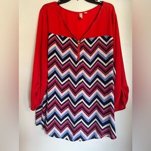 Women’s plus casual blouse